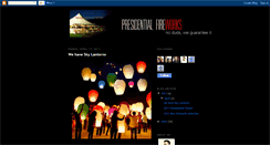 Desktop Screenshot of presidentialfireworks.blogspot.com