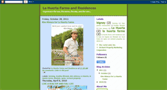 Desktop Screenshot of lahuertafarmsandresidences.blogspot.com