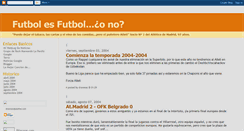 Desktop Screenshot of futbolfutbol.blogspot.com