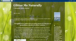 Desktop Screenshot of glittermenaturally.blogspot.com