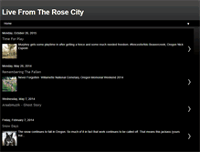 Tablet Screenshot of livefromtherosecity.blogspot.com