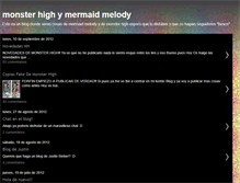 Tablet Screenshot of monsterhighymermaidmelody.blogspot.com