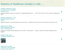 Tablet Screenshot of healthcare-india-statistics.blogspot.com