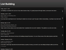 Tablet Screenshot of list--building.blogspot.com