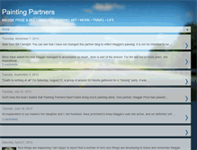 Tablet Screenshot of paintingpartners.blogspot.com