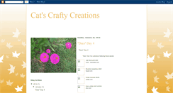 Desktop Screenshot of catscraftycreations.blogspot.com