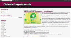 Desktop Screenshot of clubedaenogastronomia.blogspot.com