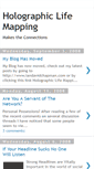 Mobile Screenshot of holographiclifemapping.blogspot.com