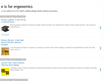 Tablet Screenshot of eisforergonomics.blogspot.com