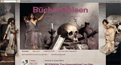 Desktop Screenshot of buecherspleen.blogspot.com