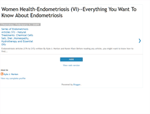 Tablet Screenshot of endometriosisf.blogspot.com