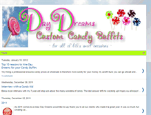 Tablet Screenshot of daydreamscustomcandybuffets.blogspot.com