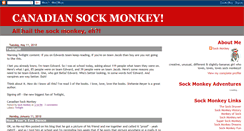 Desktop Screenshot of canadiansockmonkey.blogspot.com