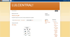 Desktop Screenshot of lulcentral.blogspot.com