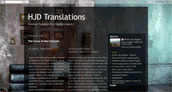 Desktop Screenshot of hjdtranslations.blogspot.com