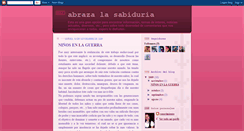 Desktop Screenshot of abrazalasabiduria.blogspot.com