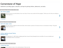 Tablet Screenshot of cornerstoneofhope.blogspot.com