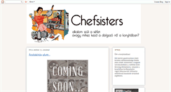 Desktop Screenshot of chef-sisters.blogspot.com
