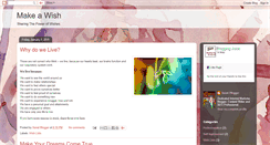 Desktop Screenshot of livewishes.blogspot.com