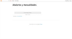 Desktop Screenshot of abaloriosyfieltro.blogspot.com