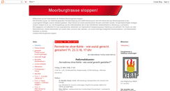 Desktop Screenshot of moorburgtrasse-stoppen.blogspot.com
