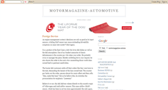 Desktop Screenshot of motormagazine-automotive.blogspot.com