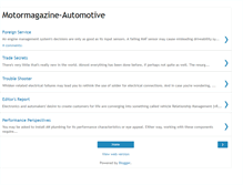 Tablet Screenshot of motormagazine-automotive.blogspot.com