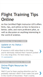 Mobile Screenshot of flighttrainingtips.blogspot.com