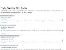 Tablet Screenshot of flighttrainingtips.blogspot.com