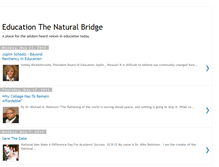 Tablet Screenshot of educationthenaturalbridge.blogspot.com