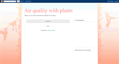 Desktop Screenshot of air-cleaning-plants.blogspot.com