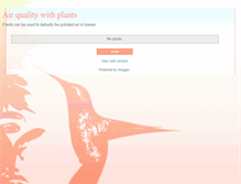 Tablet Screenshot of air-cleaning-plants.blogspot.com