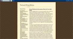 Desktop Screenshot of natural-drug-detox.blogspot.com