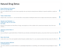 Tablet Screenshot of natural-drug-detox.blogspot.com