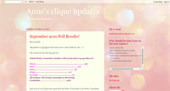 Desktop Screenshot of annescliqueupdates.blogspot.com
