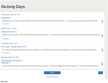 Tablet Screenshot of dejongdays.blogspot.com