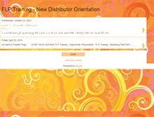 Tablet Screenshot of flptraining.blogspot.com