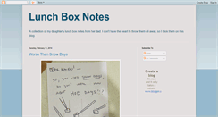 Desktop Screenshot of lunchboxnotes.blogspot.com