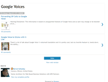 Tablet Screenshot of googlevoices.blogspot.com