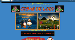 Desktop Screenshot of cosas-de-loco.blogspot.com