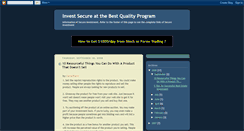 Desktop Screenshot of investsecure.blogspot.com