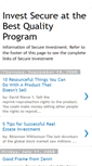 Mobile Screenshot of investsecure.blogspot.com