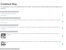 Tablet Screenshot of creekbankblog.blogspot.com