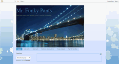 Desktop Screenshot of mrfunkypants.blogspot.com