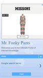 Mobile Screenshot of mrfunkypants.blogspot.com