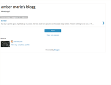 Tablet Screenshot of amber-marie-p.blogspot.com