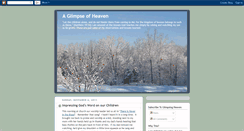 Desktop Screenshot of glimpsingheaven.blogspot.com