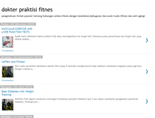 Tablet Screenshot of dokterpraktisifitnes.blogspot.com