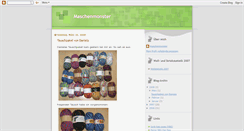 Desktop Screenshot of maschenmonster.blogspot.com