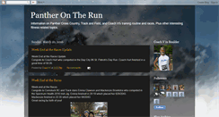 Desktop Screenshot of pantherontherun.blogspot.com